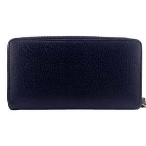Gucci Marmont Black Leather Continental Zip Around